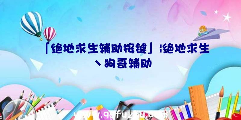 「绝地求生辅助按键」|绝地求生丶狗哥辅助